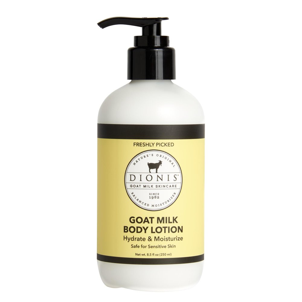 Dionis Goat Milk Lotion for Dry Skin, Freshly Picked, 8.5 oz Pump