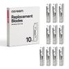 CAVEEM Eyebrow Razor Blades, 10 Replacement Blades, Premium Stainless Steel view 1