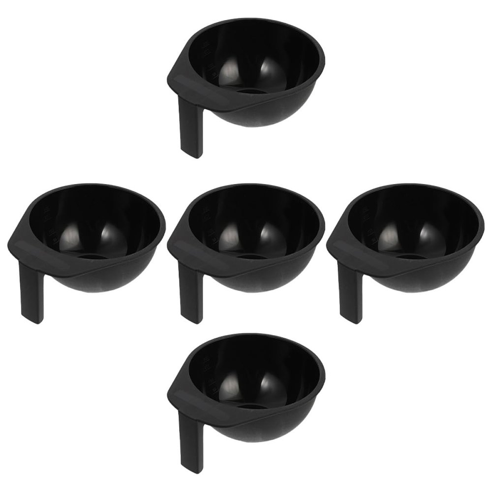 ABOOFAN 5 Piece Hair Dye Bowls Reusable ABS Mixing Set for Salon Use