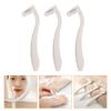 SEWCHICS 3pcs Women Hair Razor Shaver Set Disposable Intimate Hair Removal Tool for Underarms Bikini and Body Care White view 2