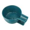 DECORNIJIA Shaving Cream Bowl for Men Thickened Blue Plastic Soap Bubble Container Wide Mouth Anti-drop Shaving Cup Beard Grooming view 1