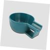 DECORNIJIA Shaving Cream Bowl for Men Thickened Blue Plastic Soap Bubble Container Wide Mouth Anti-drop Shaving Cup Beard Grooming view 2