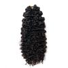 Feather Crochet Human Hair Extensions Water Deep Wave Pre Separated 100% Human Crochet Hair Bundles Burmese Curly Braiding Hair Knotless Crochet Hair for Black Women 14inch 120g view 4