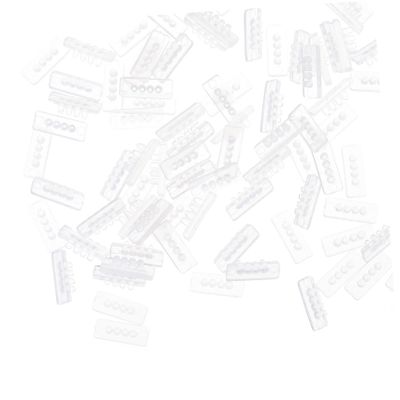 100 Pcs DIY Accessory Silicone Anti-slip Strips for Hair Clips