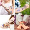 10 Sheets Animal Temporary Tattoos for Teen, Cool Birthday Party Favors, Cute Decoration Sticker Gifts for Girl Boys Home Activity Class Prizes Carnival Christmas Rewards view 3