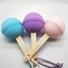HIAKDOFT 4pcs High Density Bathing Lollipop Sponges with Long Handle Back Scrubber for Showering, Exfoliating Bath Sponge Set for Women and Men Body Cleaning Random Color Random Color view 2