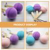 HIAKDOFT 4pcs High Density Bathing Lollipop Sponges with Long Handle Back Scrubber for Showering, Exfoliating Bath Sponge Set for Women and Men Body Cleaning Random Color Random Color view 4