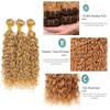 #27 Water Wave Bundles Honey Blonde Human Hair Bundles 18 20 22 Inch Water Wave Kontless Unprocessed Virgin Human Hair Extensions For Women 3 Bundle Total 150g view 3