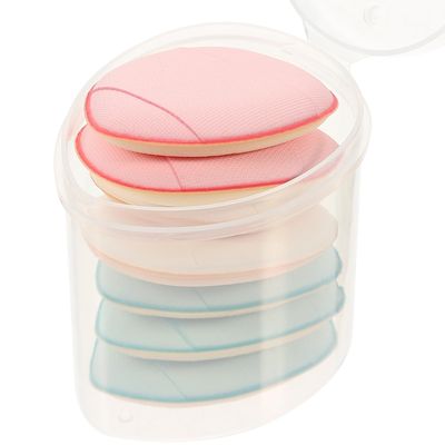 Artibetter 7 Pieces Mini Finger Makeup Applicators, Breathable Small Powder Sponge Set for Foundation and Concealer, Portable Non-latex Cosmetic Sponges for Dry and Wet Use, Random Color