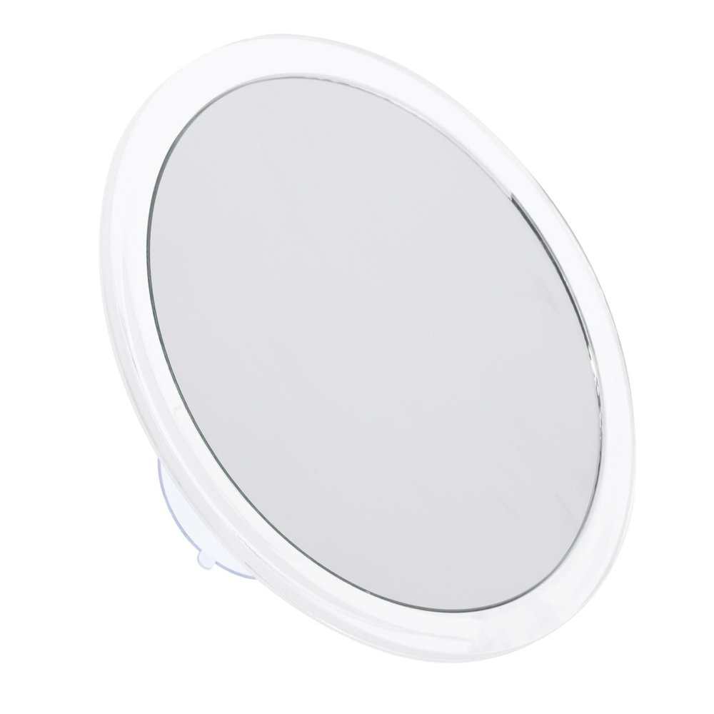 BUGUUYO Bathroom Makeup Mirror 15x Magnifying Suction Cup Waterproof Cosmetic Mirror White for Shaving and Travel Use