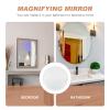 BUGUUYO Bathroom Makeup Mirror 15x Magnifying Suction Cup Waterproof Cosmetic Mirror White for Shaving and Travel Use view 3