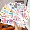 10 Sheets Funny Alpaca Temporary Tattoos for Teen, Animal Birthday Party Favors, Cute Decoration Sticker Gifts for Girl Boys Home Activity Class Prizes Carnival Christmas Rewards view 4