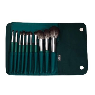 Ten Piece Makeup Brush Set Practical Full Of Portable Eye Shadow Powder Rouge Silkworm