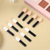 50Pcs Eyeshadow Applicators Sponge Tip Disposable Eye Shadow Brush Disposable Eye Sponges Small Eyes Shadow Sponge Brushes Sticks, Black view 3