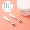 4 Pcs Metal Eye Cream Massage Stick Tool Eye Cream Applicator Wand Stick Makeup spatula Women for Facial Massager Eyes Massage Tool for Face Creams Applicator Reduce Puffiness view 3