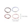 Healifty 18pcs Retro Metal Hair Ties Set Large and Small Circles Ponytail Holders Hair Elastics for Women for Daily Styling and Travel view 2