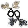 Hair Bun Clip 2PCS 11.4 Inch Rhinestone Hair Bun Roller Retro Elegant Lazy Clips for Twist Accessories for Women Girl Daily Use view 1