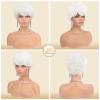 DOPI Grey Pixie Wigs for Women - Gray Short Natural Layered Haircut Synthetic Heat Resistant Hair Wig for Daily Costume (Silver) view 2