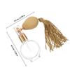 TEHAUX Vintage Perfume Bottle with Gold Tassel Atomizer Pump view 2