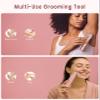 Bikini Trimmer for Women, Waterproof Electric Razors, Bikini Shaver for Women for Ladies Pubic, Face, Underarms, Legs (Pink) view 2