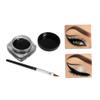 KUYYFDS 1PC Waterproof Gel Eye Liner Makeup Drama Gel Eyeliner Black Eyeliner With Brush Beauty Cosmetic Last For All Day Long(Black, 0.18oz./5g) view 3