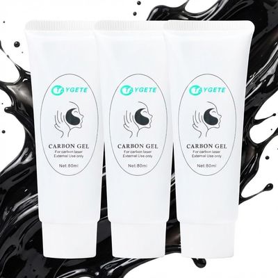 Carbon Facial Gel Set 3PCS Laser Hair Removal Cooling Formula, Carbone Black Cream Remover, Face Peeling Skincare for Daily Use, Suitable All Skin Types (3)
