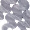 Grey Human Hair Bundles Body Wave 24 26 28 Inch Color Sliver Grey Bundles 50g Per Bundle 150g Total 12A Unprocessed Brazilian Virgin Hair for Black Women view 4