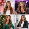 Biliisyff Ombre Body Wave Human Hair Honey Blonde P4/27, 30 32 34 Inch view 2