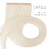 WENNALIFE 3.15 inch Wide Tape in Hair Extensions Human Hair, Tape in Weft view 2