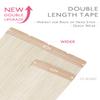 WENNALIFE 3.15 inch Wide Tape in Hair Extensions Human Hair, Tape in Weft view 4