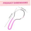 Threading Hair Removal, 4.1x2.1 Inch Stainless Steel Spring Threading Tool with Comfortable Grip, Portable Manual Face Hair Remover for Women Upper Lip, Chin, Cheeks and Neck view 3