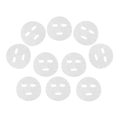 Veemoon 10pcs Cotton Face Mask Sheets Breathable Plant Facial Sheet Masks for Skincare DIY Wet Compress Home Spa Travel