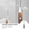 Luxshiny Electric Heating Eyelash Curler USB Rechargeable Fast Heating Lash Curler for Women Natural Curling Eyelashes at Home and Travel view 4