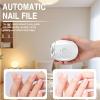 2 Pcs Universal Automatic Fingernail Grinder, 2026 Portable 3 in 1 Electric Nail Clippers with LED Light & 3 Speeds, Silent Auto Fingernail Cutter and Polishing Trimmer view 4