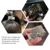 AUTSUPPL 2pcs Rhinestone Ponytail Hair Clips High Ponytail Holder Claw Clips for Women Hair Accessories Silver and Dark Claws for Elegant Updo and Daily Styling view 2