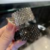 AUTSUPPL 2pcs Rhinestone Ponytail Hair Clips High Ponytail Holder Claw Clips for Women Hair Accessories Silver and Dark Claws for Elegant Updo and Daily Styling view 4