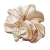AFPSDLFJDLS Hair Accessoriespearl Headwearhair Ringsfemale Tieponytail Ropeball Shaped Hair Rope(Gray) view 1