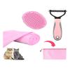 ONEZYE Cat Brush for Grooming Pink Towel view 1