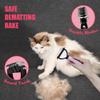 ONEZYE Cat Brush for Grooming Pink Towel view 2