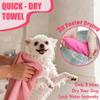 ONEZYE Cat Brush for Grooming Pink Towel view 4