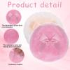 2 PCS Body Powder Puff, 3.5 Inch Dusting Powder Puff, Soft Washable Reusable Big Fluffy Dust Puffs for Wet Dry Makeup Face Body view 2