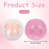2 PCS Body Powder Puff, 3.5 Inch Dusting Powder Puff, Soft Washable Reusable Big Fluffy Dust Puffs for Wet Dry Makeup Face Body view 3
