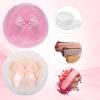 2 PCS Body Powder Puff, 3.5 Inch Dusting Powder Puff, Soft Washable Reusable Big Fluffy Dust Puffs for Wet Dry Makeup Face Body view 4