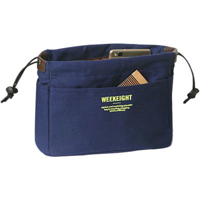 Inside Purse Organizer Insert - Large Capacity Canvas Cosmetic Bag, Multi Pocket Tote Pouch, Durable Everyday Carry Organizer | Outdoor Activity Office Home Party for Outdoor Activity Office Home Part