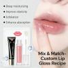 Lip Booster Plumping Serum, Instantly Volumising Increase Lip Elasticity Lip Plumper Gloss, Provides Long-Lasting Moisturization for Dry Lips, Reduce Fine, Non-sticky (1) view 2