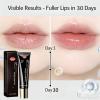 Lip Booster Plumping Serum, Instantly Volumising Increase Lip Elasticity Lip Plumper Gloss, Provides Long-Lasting Moisturization for Dry Lips, Reduce Fine, Non-sticky (1) view 3