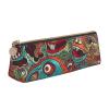 NBSKSDLK Abstract Monster Pencil Case for Women Men Aesthetic Pen Bag, Leather Makeup Bag Travel Small Cosmetic Bag Zippered Pencil Pouch Trendy Office Storage Bags Coin Pouch Purse view 1