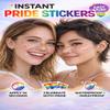 Oiomniv Rainbow Butterfly Freckle Face Stickers, 6 Sheets Temporary Face Tattoos for Women and Adults, Pride Makeup Freckles Decals for Festivals, Parties, Parade view 4