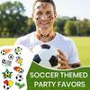 10 Sheets Soccer Tattoos Temporary, Waterproof Soccer Stickers, Worlde Cup 2026 Temporary Tattoos, Soccer Theme Party Decorations, Fun Football Stickers Ideal Gifts for Men, Women, Sports Fans view 3