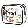 Travel Toiletry Bag Clear Large Capacity Dustproof Storage view 1